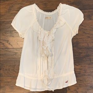 Hollister Lace Button Up Top